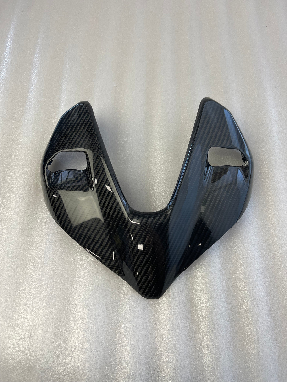 Ducati Streetfighter V4 V2 Carbon Fiber Headlight Upper Fairing Panel