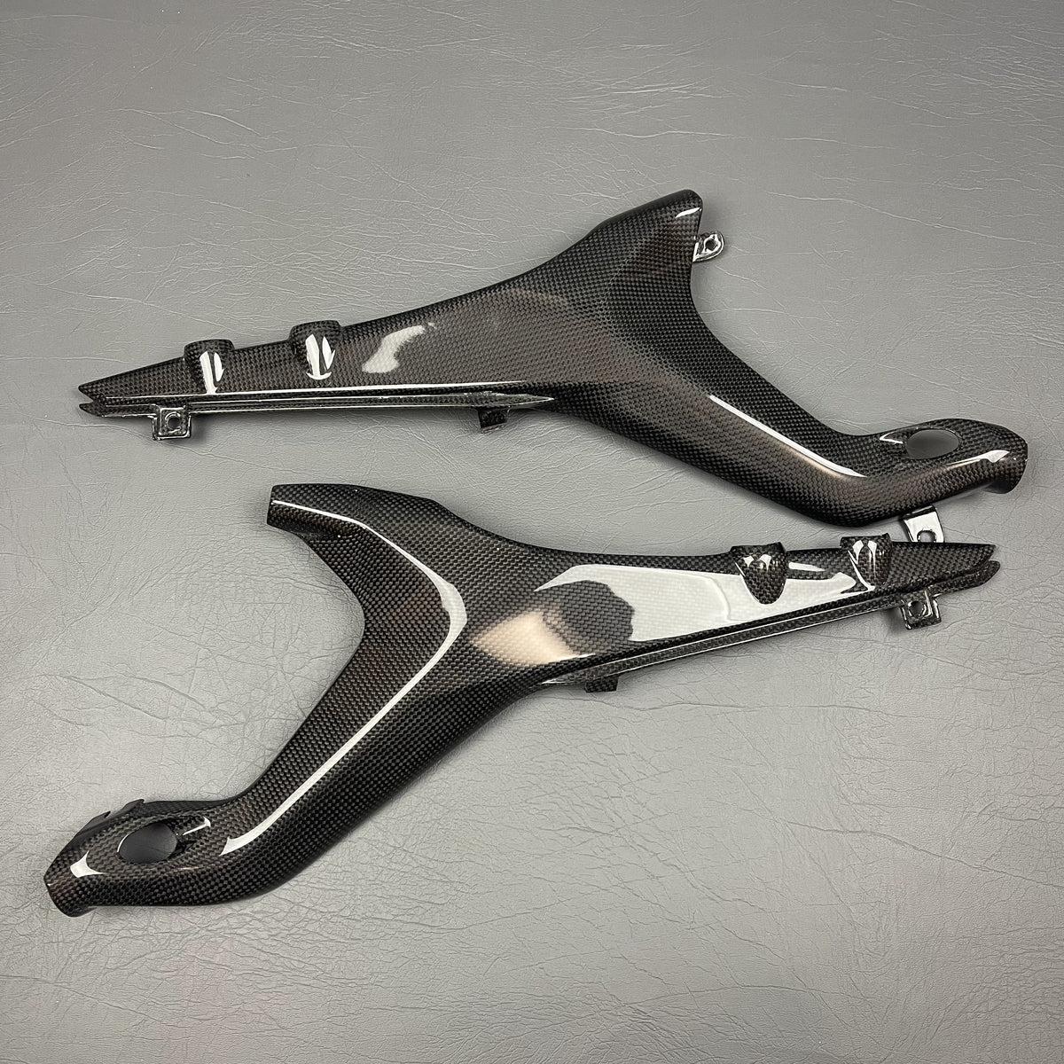 Ducati Streetfighter V4 Carbon Fiber Under Seat Subframe Covers – view 2
