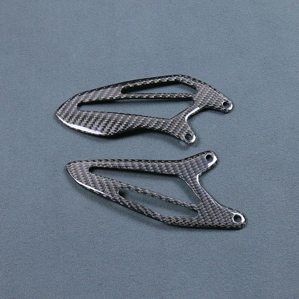 YAMAHA R7 Carbon Fiber Heel Footrest Panels – view 3