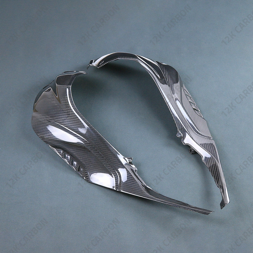BMW S1000RR M1000RR Carbon Fiber Tank Side Panels Full Version – view 2