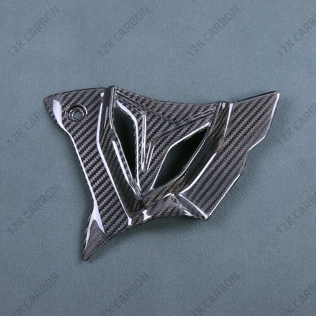BMW S1000RR M1000RR S1000R M1000R Carbon Fiber Front Sprocket Cover – view 3