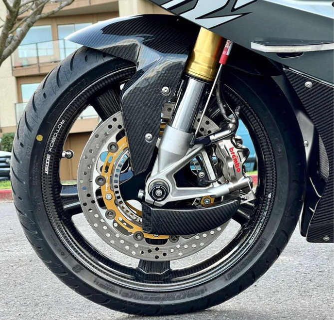 BMW S1000RR M1000RR M1000R Carbon Fiber Brake Disk Cooler – view 2