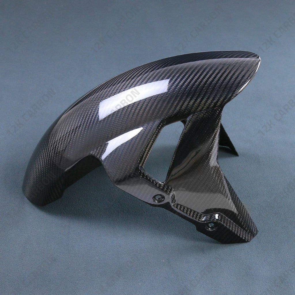BMW S1000RR CARBON FIBER FRONT MUDGUARD FENDER HUGGER