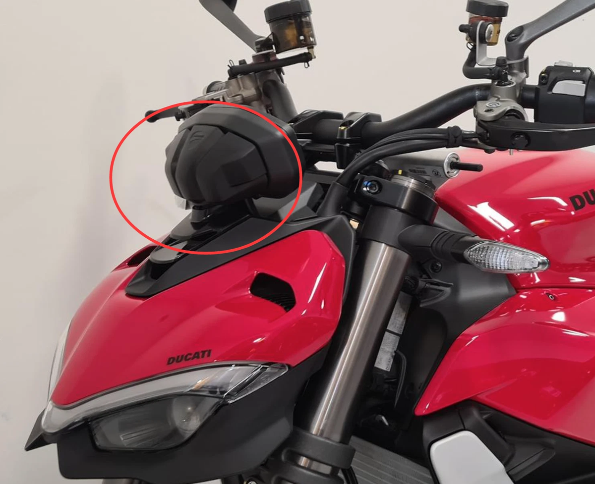 Ducati Streetfighter V2 Carbon Fiber Dash Instrument Cover – view 2