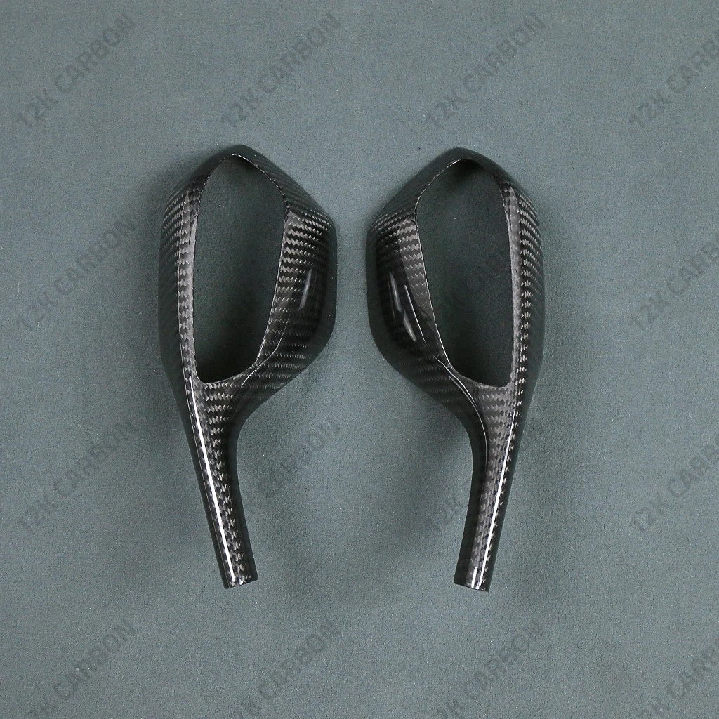 BMW S1000RR M1000RR Carbon Fiber Mirror Covers – view 2