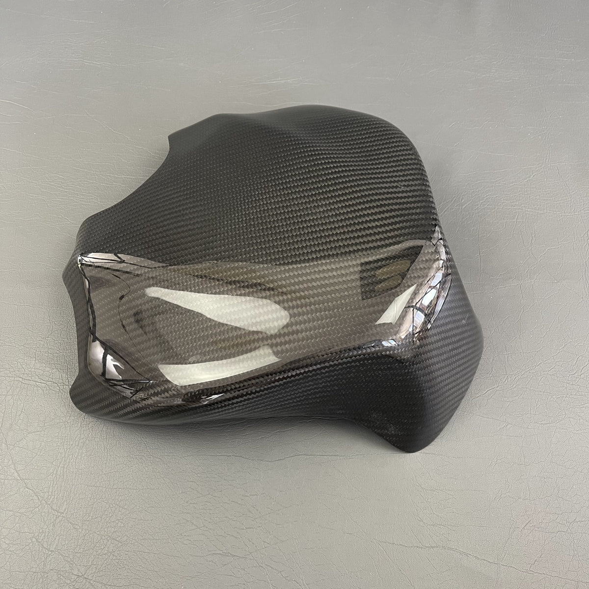 Honda CBR650R CB650R Carbon Fiber Fuel Tank Cover Extension Version – view 2