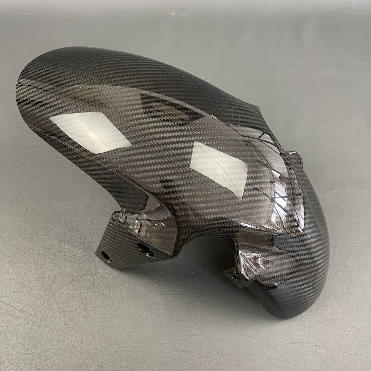 Honda CBR650F CB650F Carbon Fiber Front Fender Mudguard – view 2