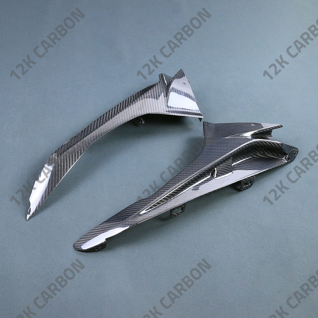 BMW S1000RR 2015-2018 Carbon Fiber Dashboard Upper Side Fairing – view 3