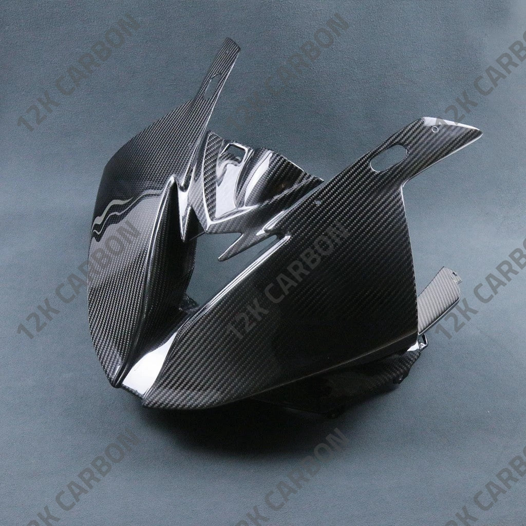 BMW S1000RR 2015-2018 Carbon Fiber Track Style Race Version Nose Fairing – view 4