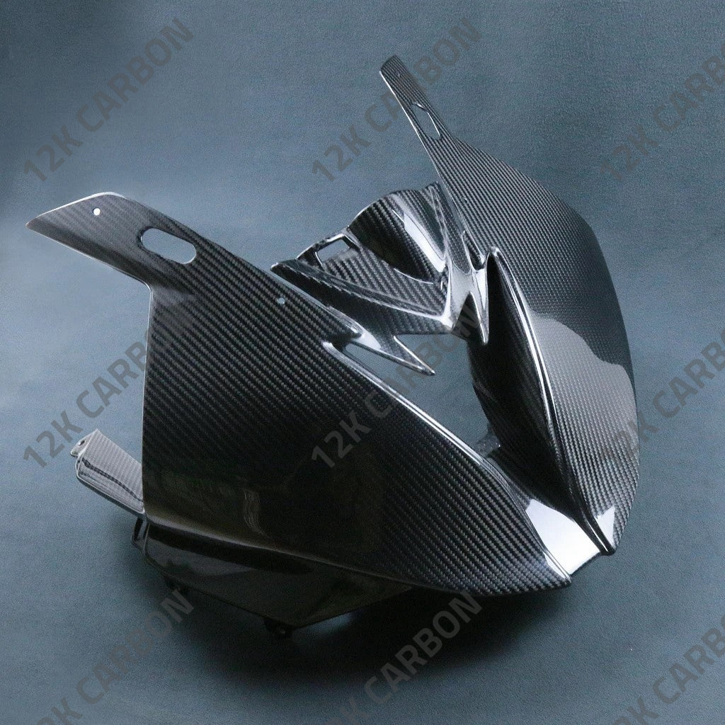 BMW S1000RR 2015-2018 Carbon Fiber Track Style Race Version Nose Fairing – view 2