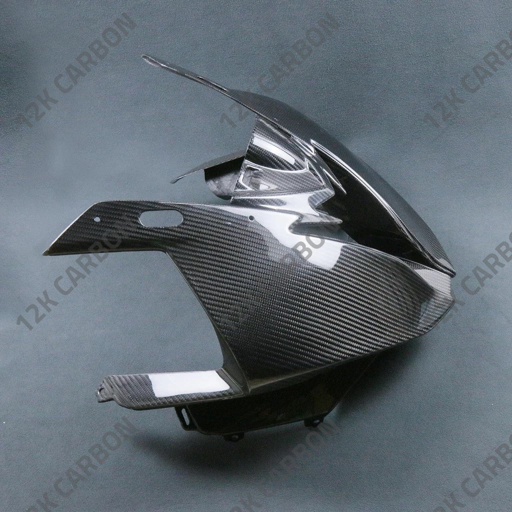 BMW S1000RR 2015-2018 Carbon Fiber Track Style Race Version Nose Fairing – view 3
