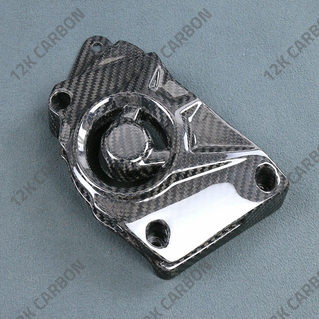 BMW S1000RR 2015-2018 Carbon Fiber Sproket Cover Protector – view 2