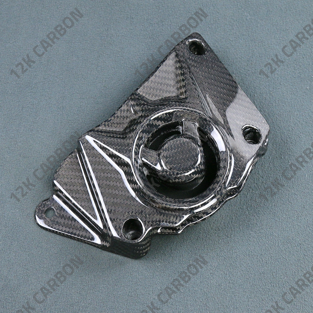 BMW S1000RR 2015-2018 Carbon Fiber Sproket Cover Protector – view 4