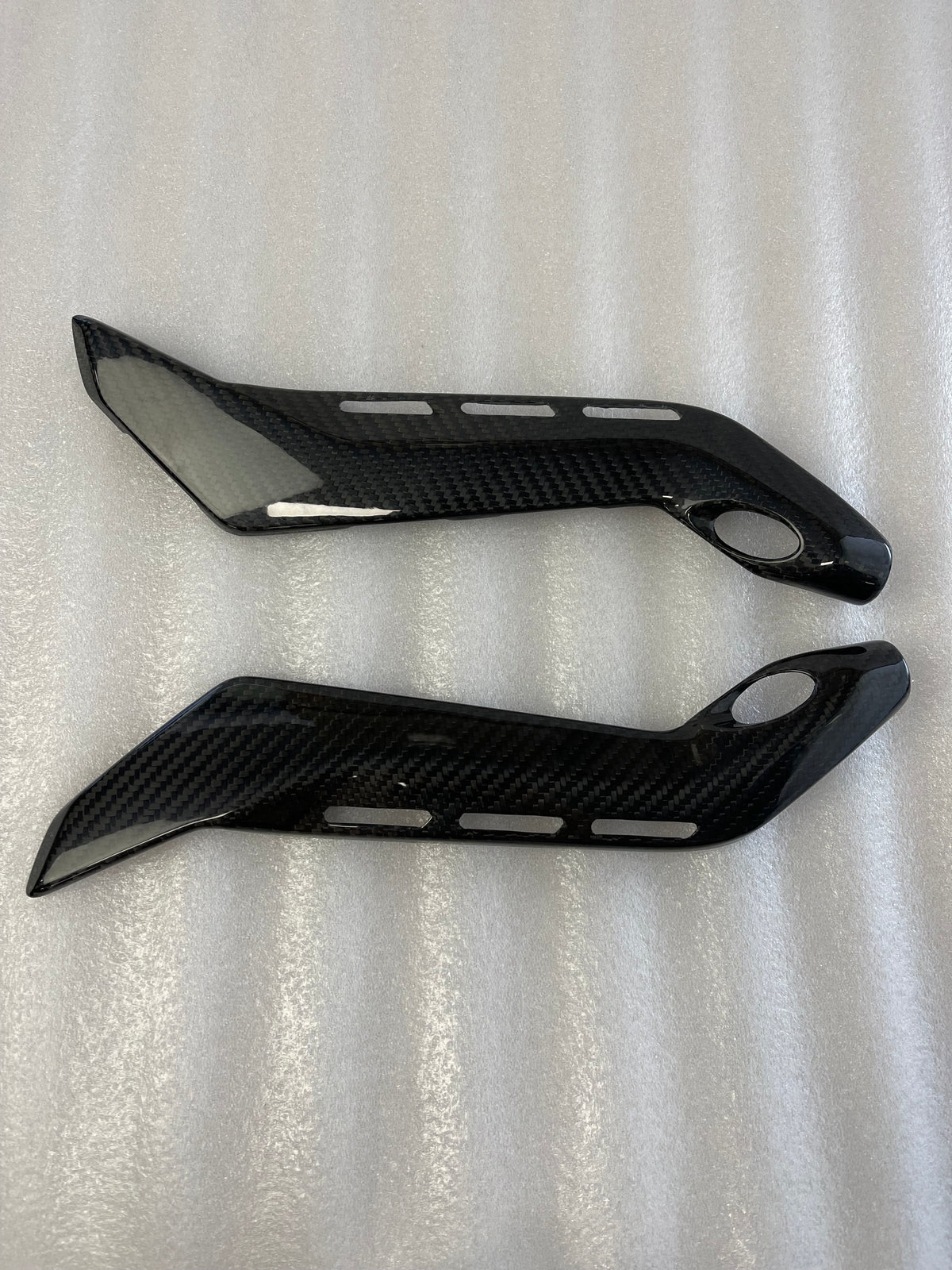 Ducati Panigale V4 Carbon Fiber Sub-Frame Covers Protectors Stock Version