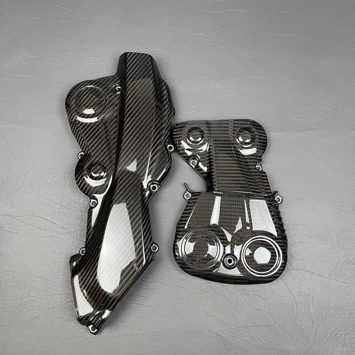 Ducati Hypermotard 950 Carbon Fiber Cambelt Covers Protectors – view 2
