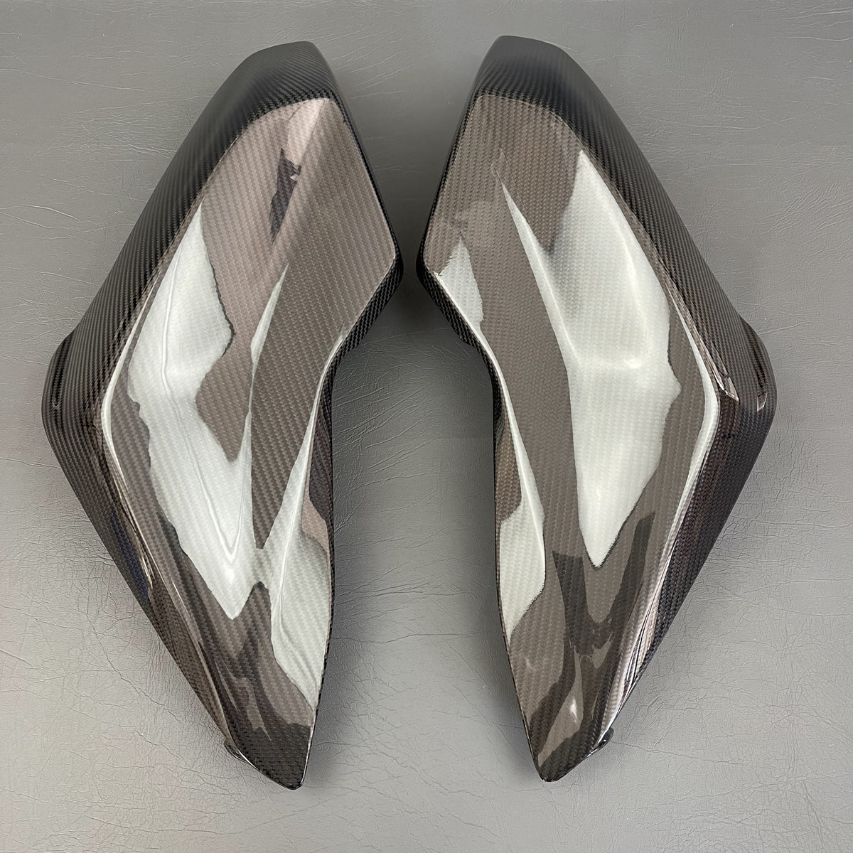 Ducati Hypermotard 950 Carbon Fiber Fuel Gas Tank Side Panels