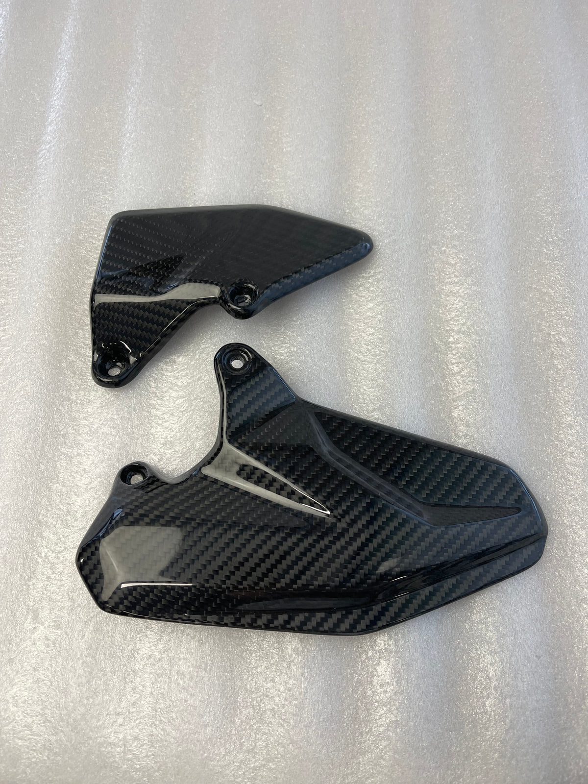 Ducati Multistrada V4 Carbon Fiber Foot Peg Heel Panel