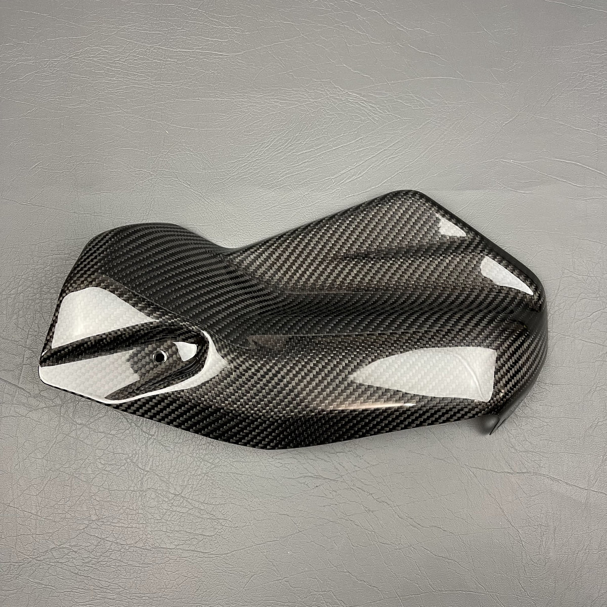 Ducati Multistrada V4 Carbon Fiber Exhasust Cover – view 2