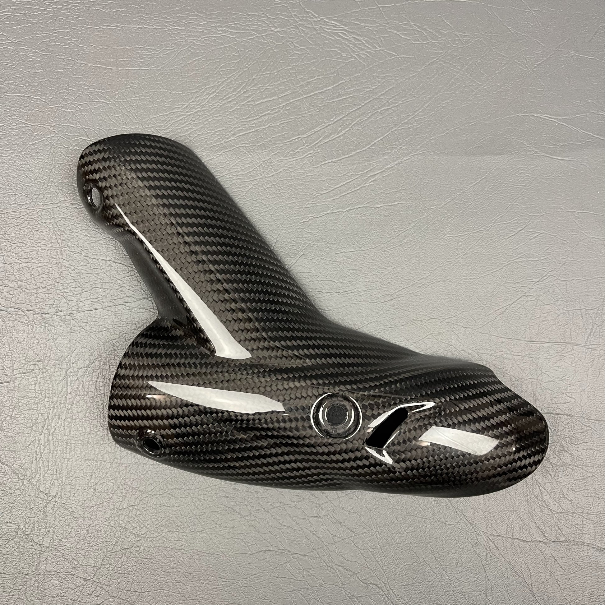 Ducati Monster 937 Carbon Fiber Exhaust Cover – view 2