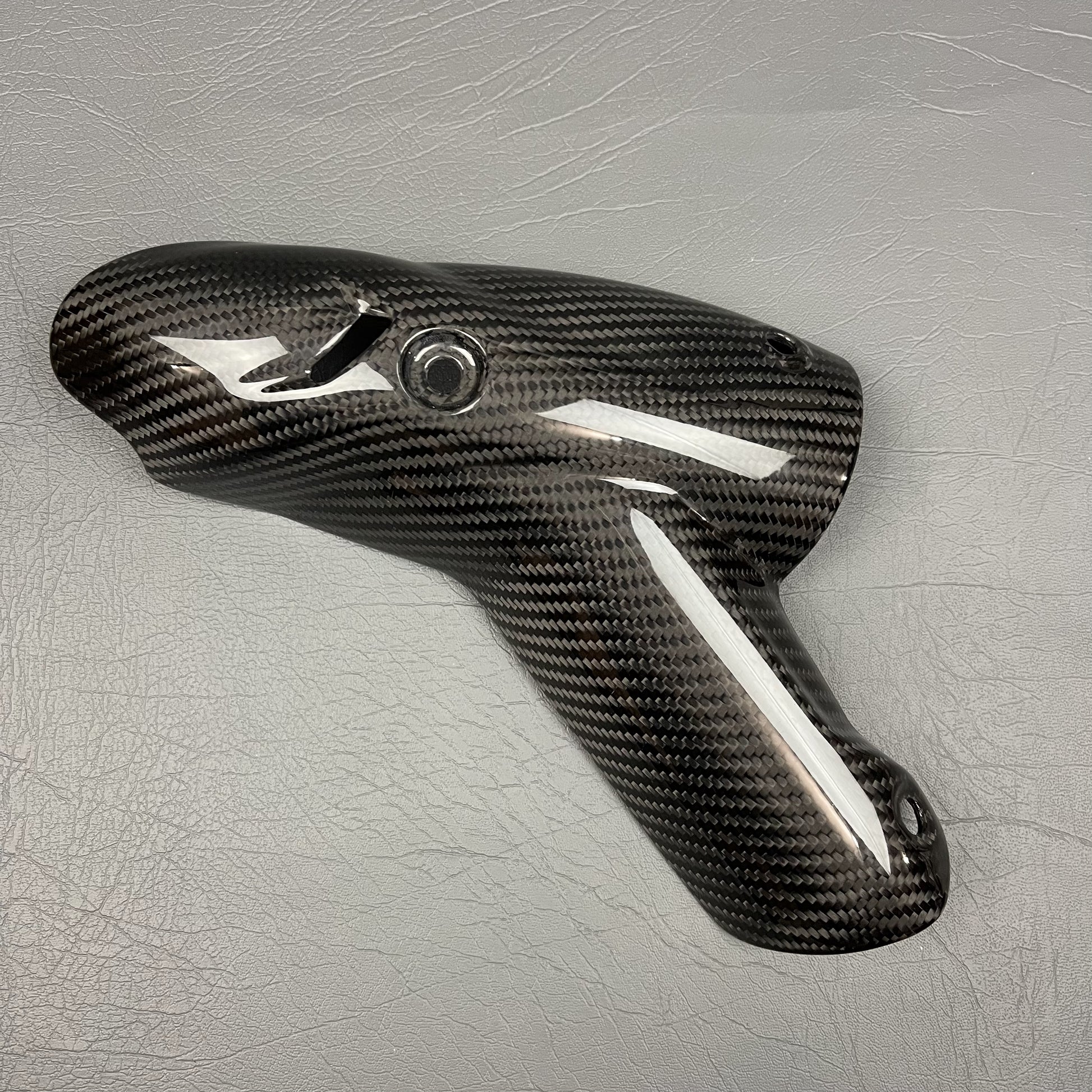 Ducati Monster 937 Carbon Fiber Exhaust Cover – view 3