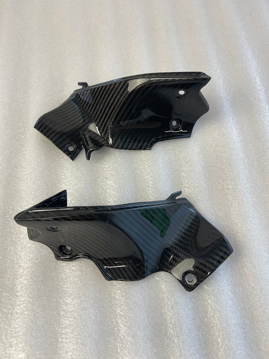 Ducati Streetfighter V2 Carbon Fiber Dash Side Airtube Covers