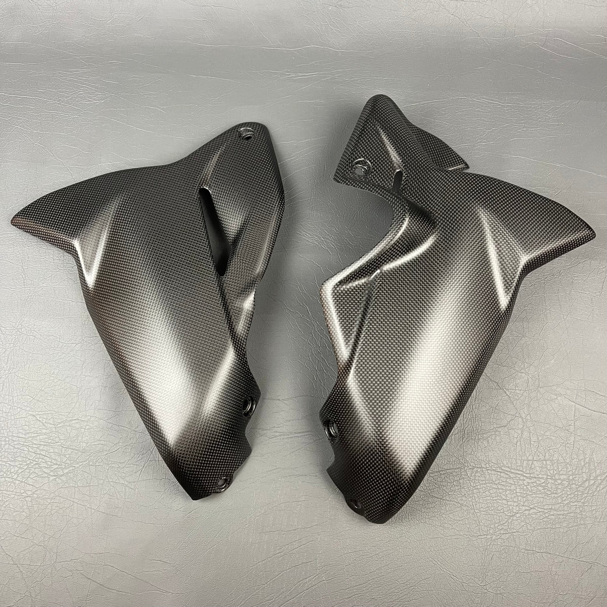 Ducati Diavel V4 Carbon Fiber Lower Side Fairings Belly Pan