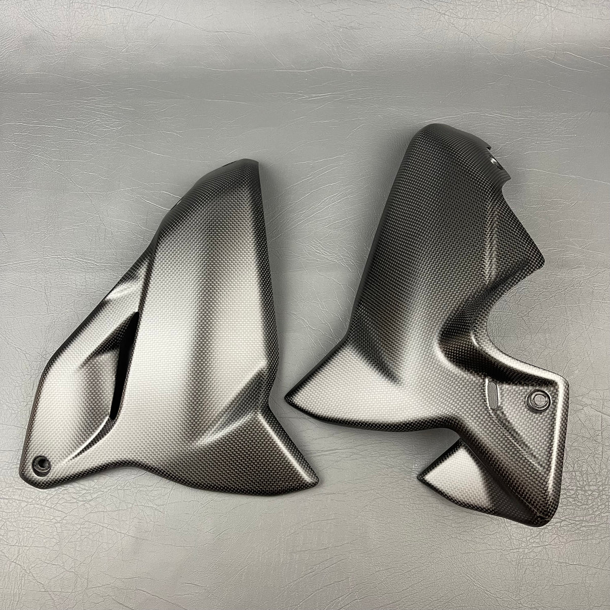 Ducati Diavel V4 Carbon Fiber Lower Side Fairings Belly Pan – view 2