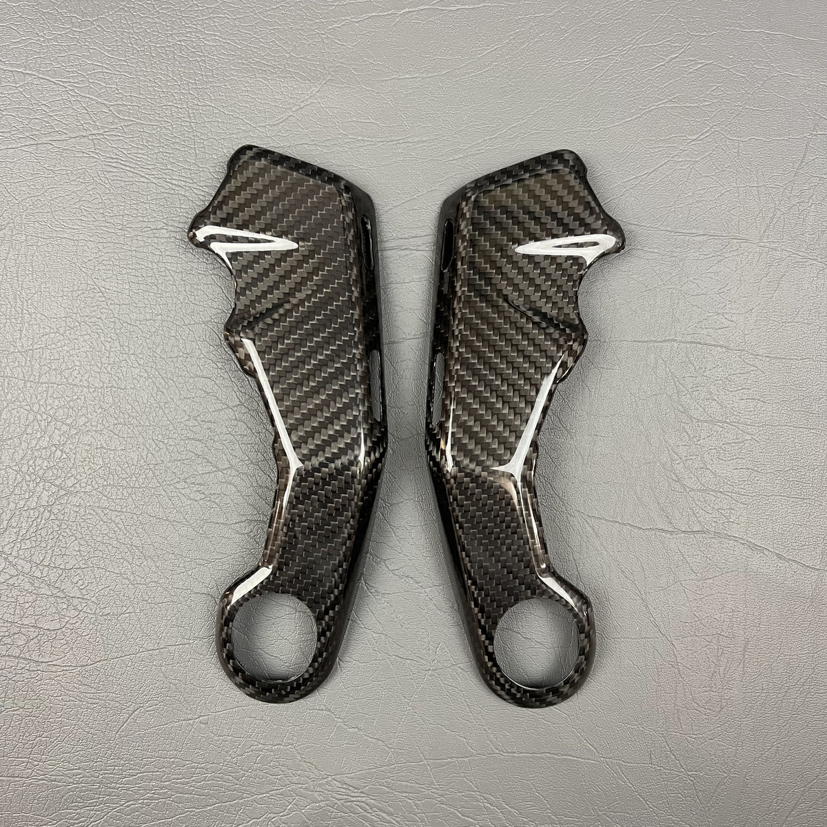 Ducati Multistrada V4 Carbon Fiber Frame Protectors – view 2