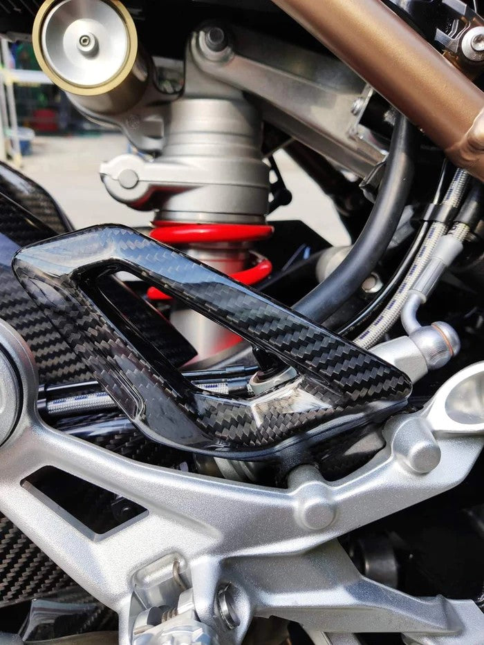 BMW S1000RR M1000RR M1000R Carbon Fiber Heel Guards – view 2