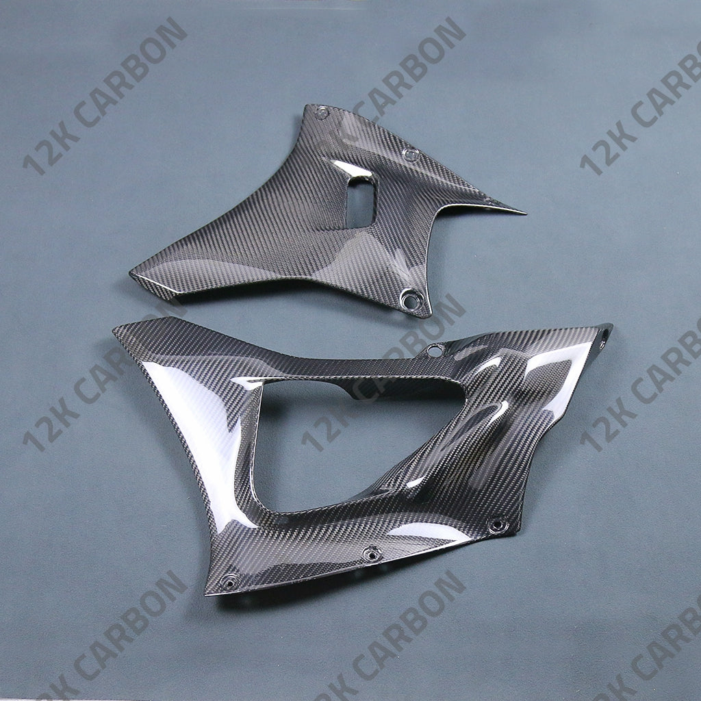 Carbon Fiber Lower Fairings Belly Pans For YAMAHA R7