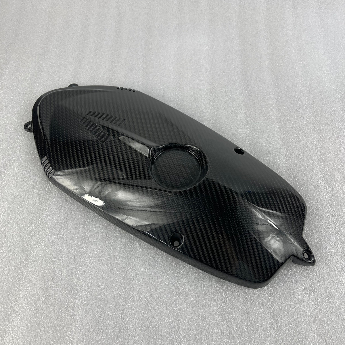 BMW R nine T Carbon Fiber Alternator Water Cooler Cover – view 3