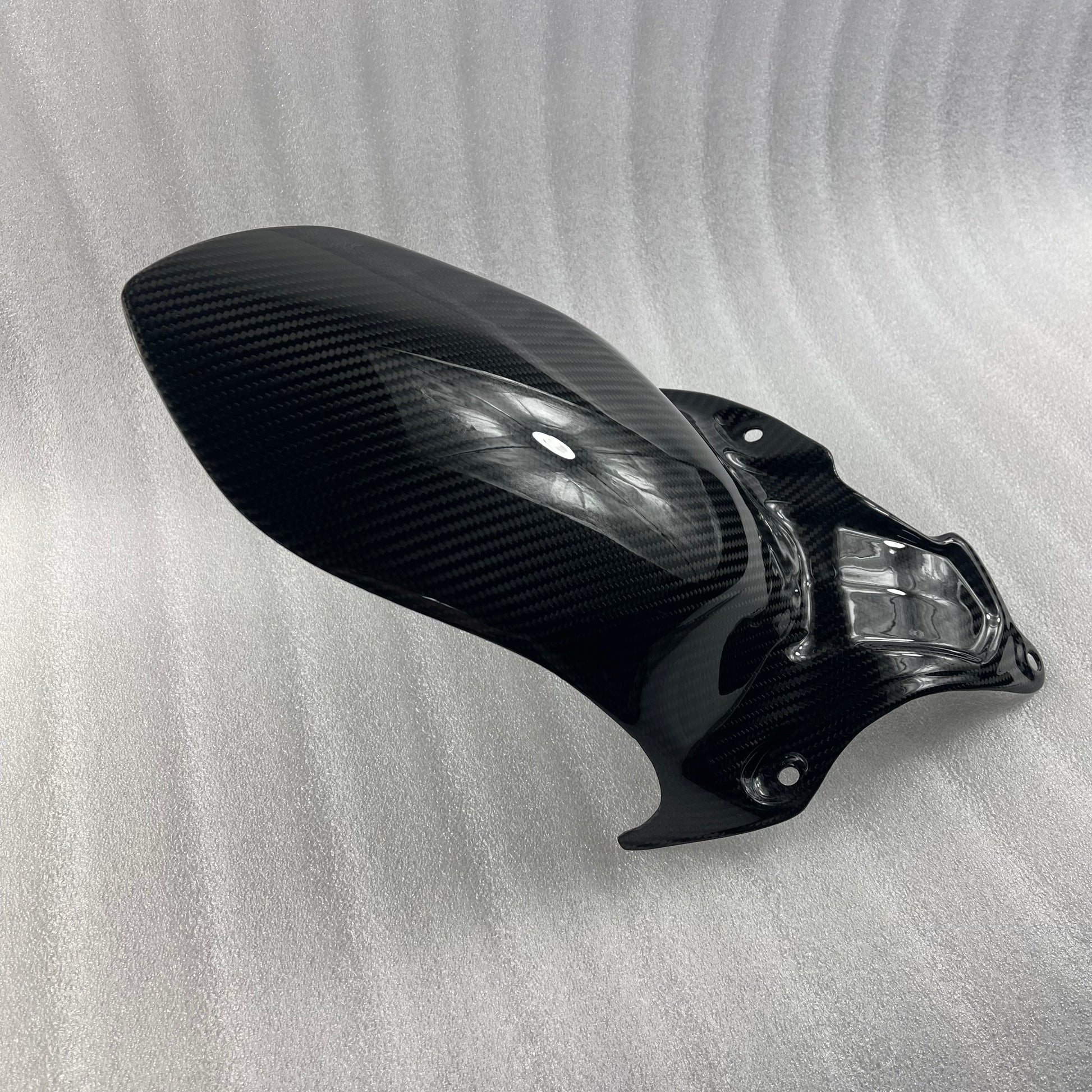 DUCATI MONSTER 659 696 796 1100 Carbon Fiber Rear Fender Hugger Mudguard – view 2