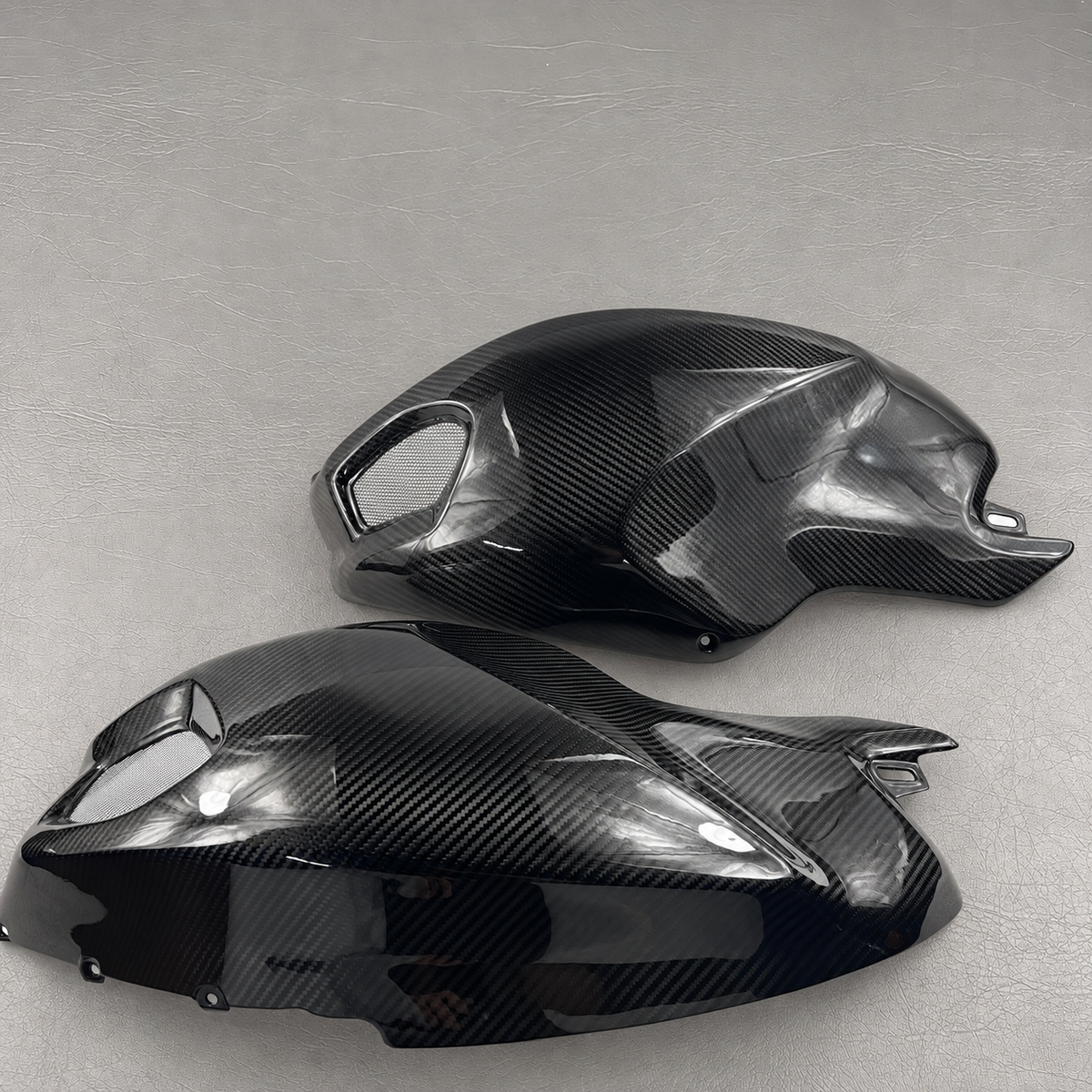 Ducati Monster 659 696 796 1100 Carbon Fiber Tank Cover Panels