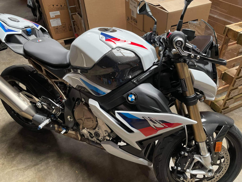 BMW S1000RR M1000RR Carbon Fiber Tank Side Panels OEM Version – view 3