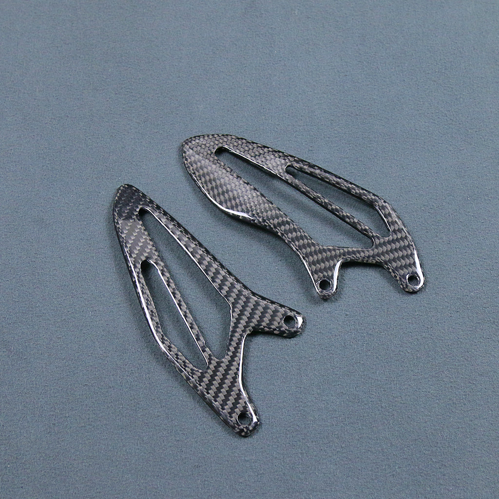 YAMAHA R7 Carbon Fiber Heel Footrest Panels – view 2