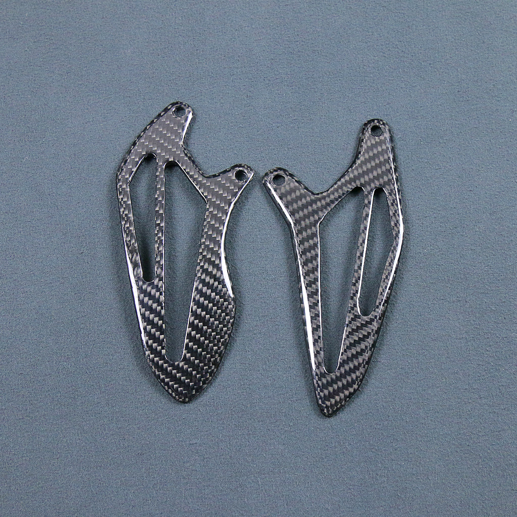 YAMAHA R7 Carbon Fiber Heel Footrest Panels